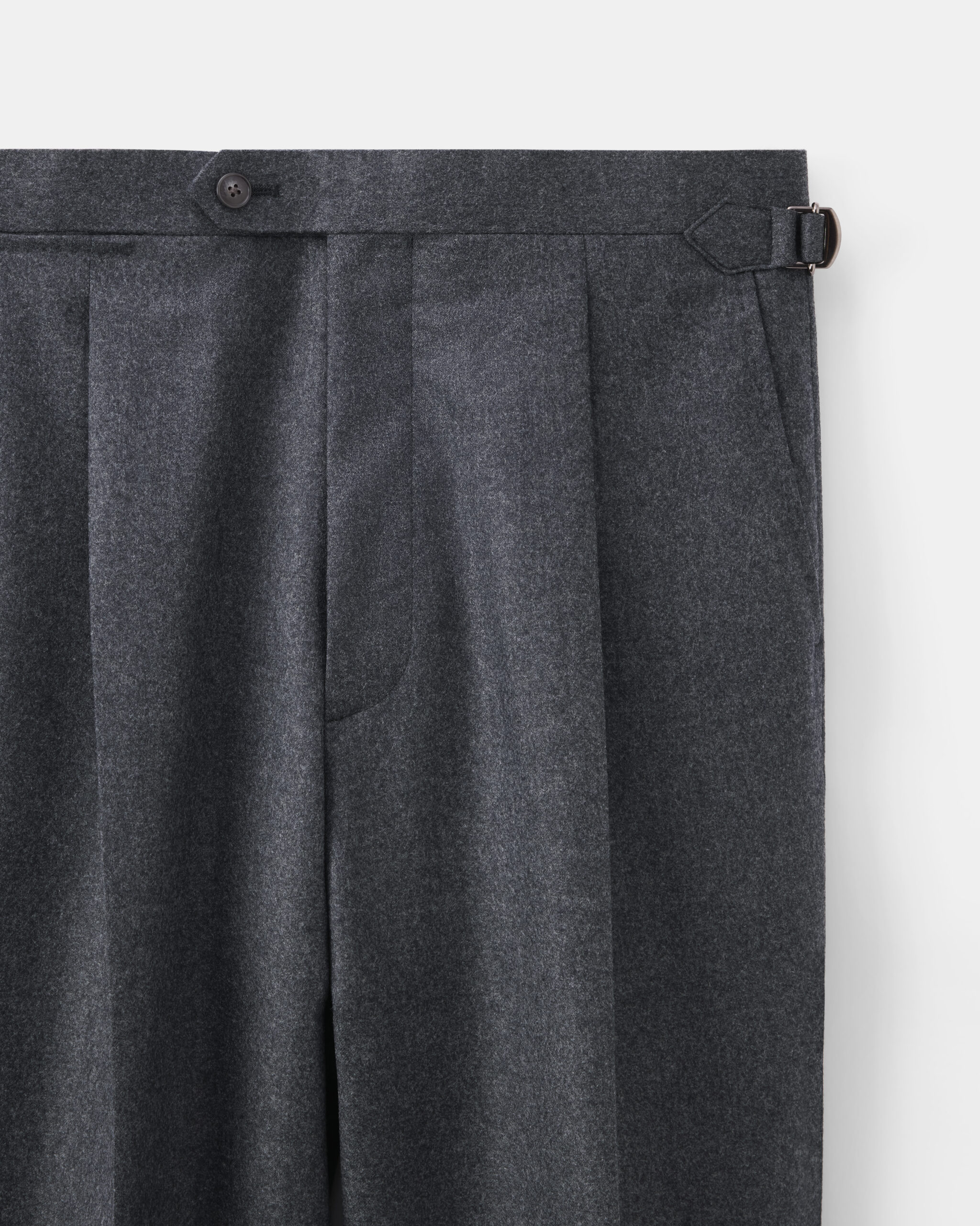 RTW 'Signature' Suit anthracite grey brushed wool flannel image 7