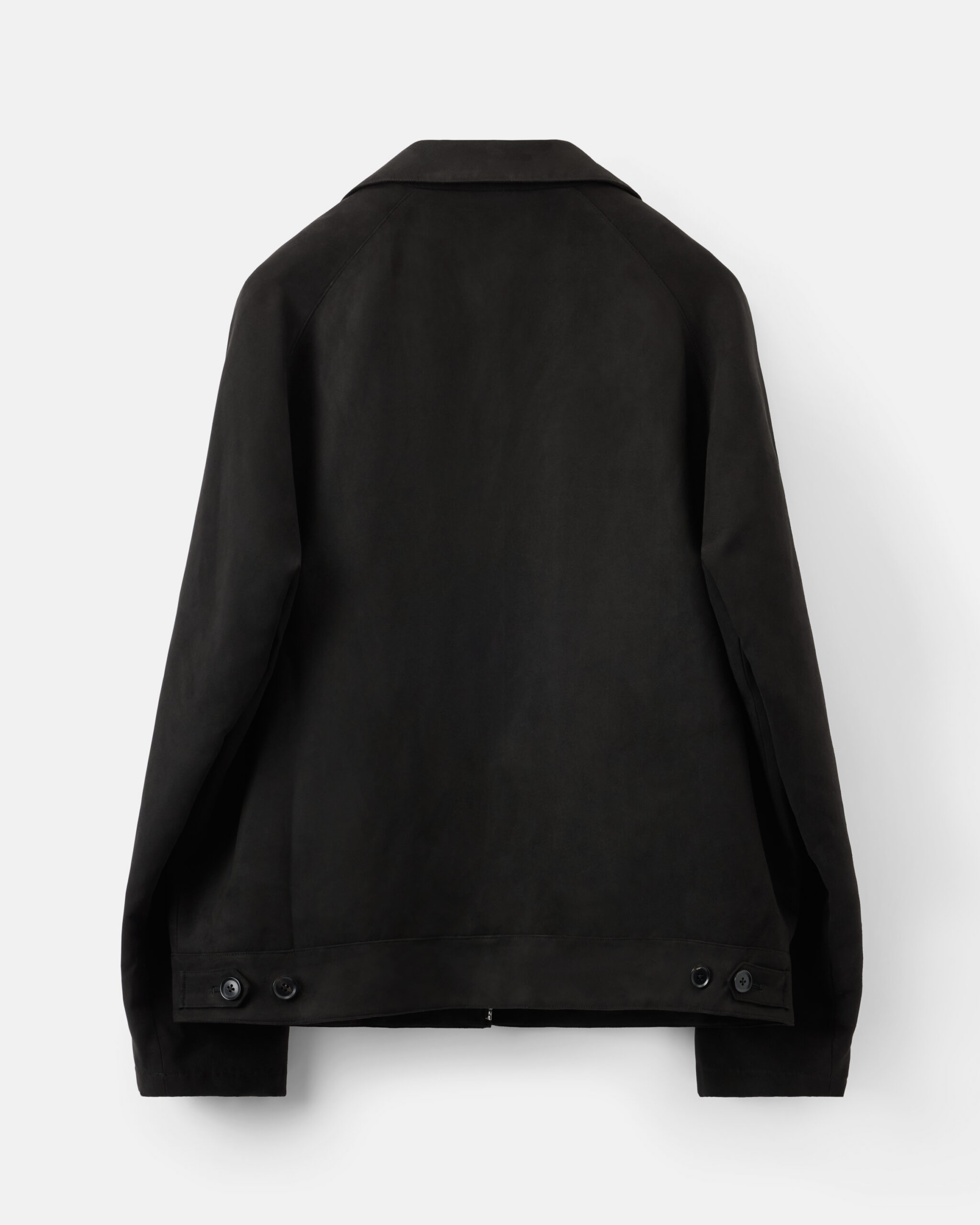 Custom Made 'Sloane' Rancher Jacket Pitch Black Alcantara Suede image 6