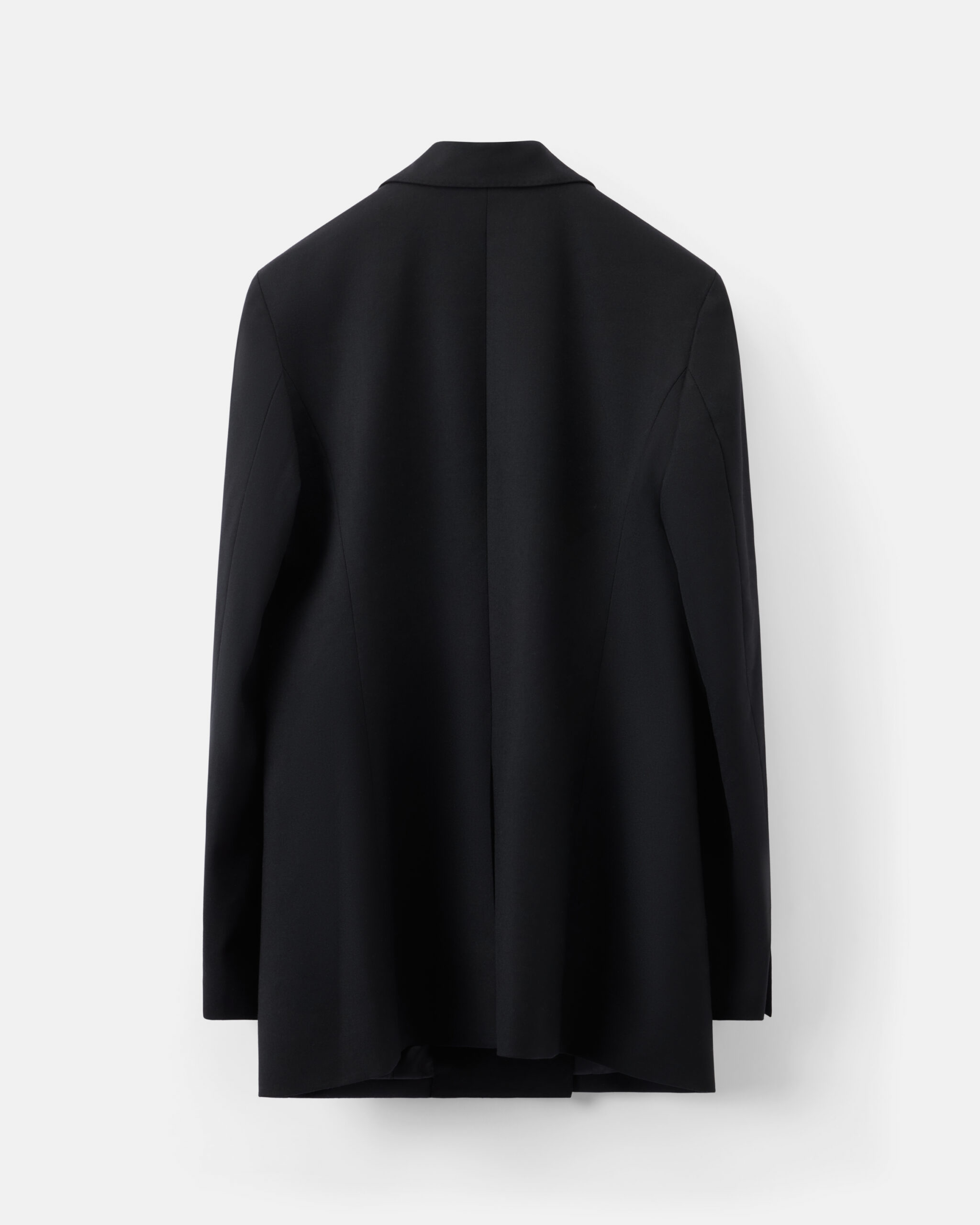 Custom Made 'Perennial' suit black brushed wool flannel image 6