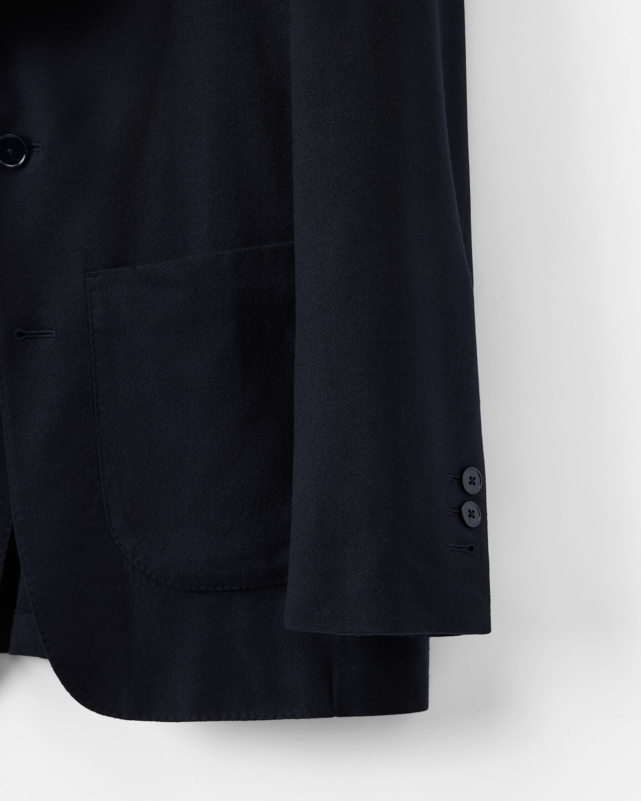 Custom Made Soft Suit Midnight blue Wool, Cashmere & Lyocell stretch image 4