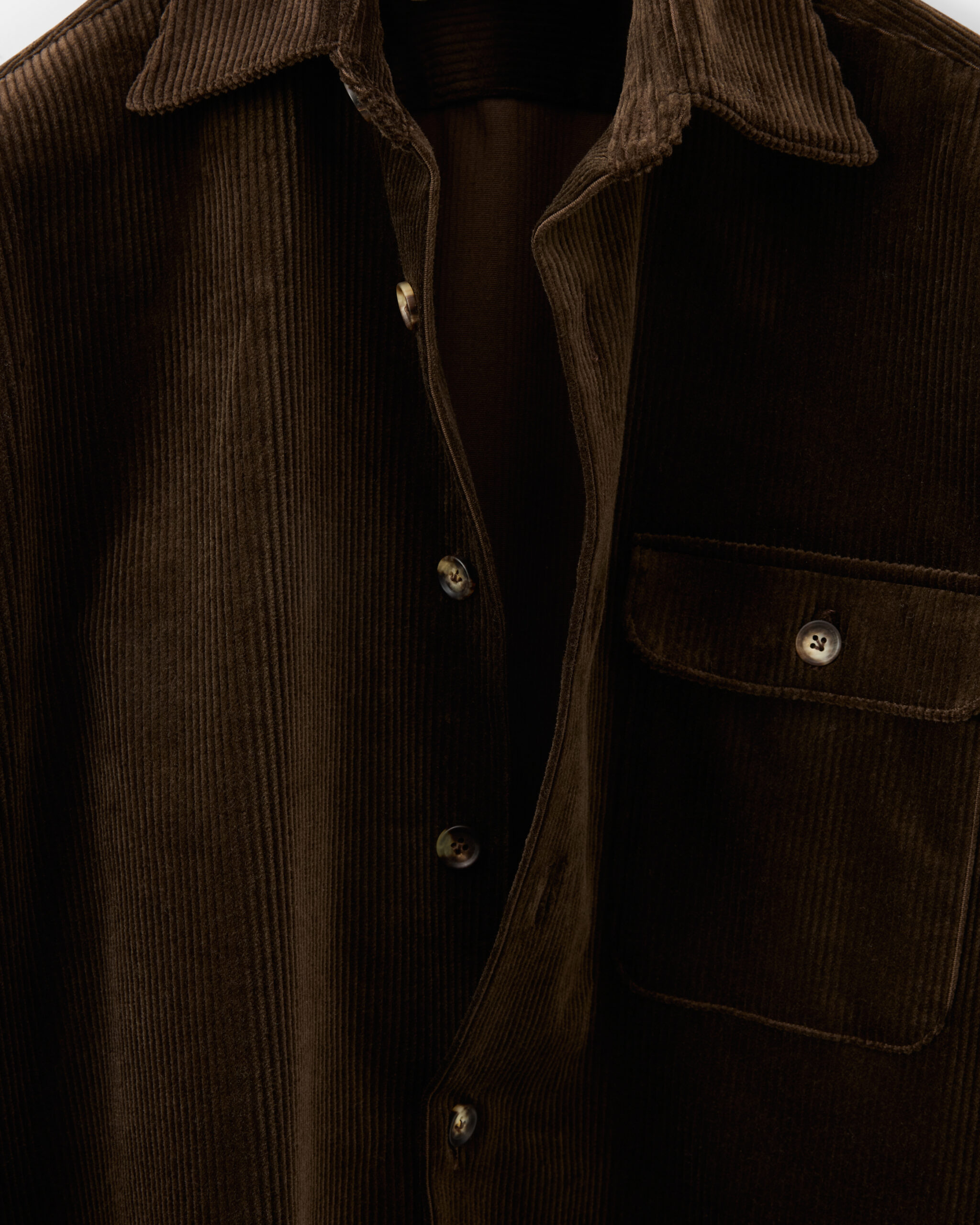 Custom Made Shirt Suit autumn brown heavy cotton corduroy image 6