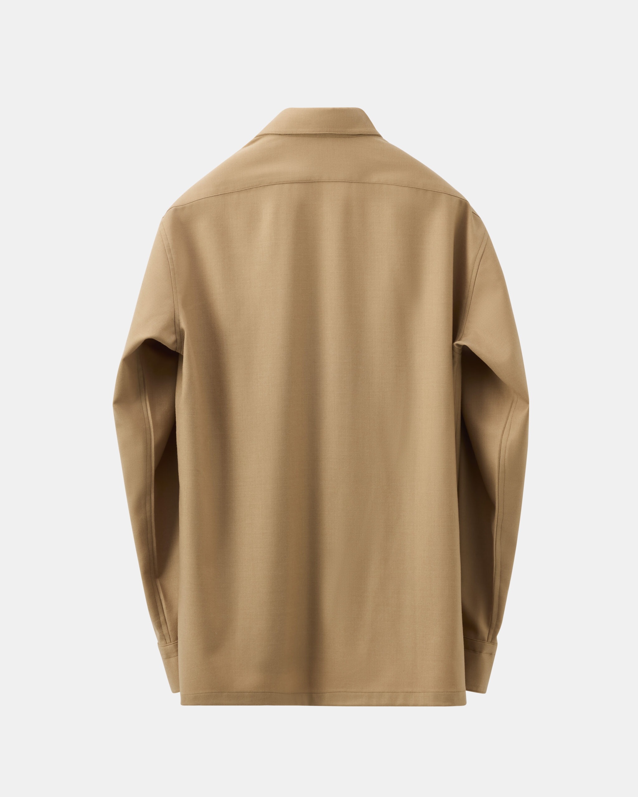 Custom Made Shirt Suit khaki beige camel brushed wool flannel image 5