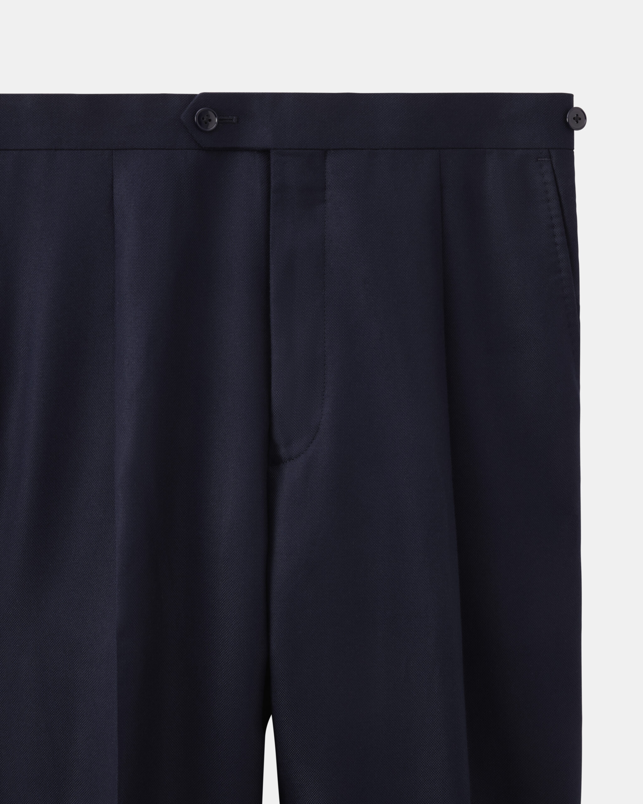 Custom Made 'Castel' Tuxedo Midnight blue bamboo wool image 7