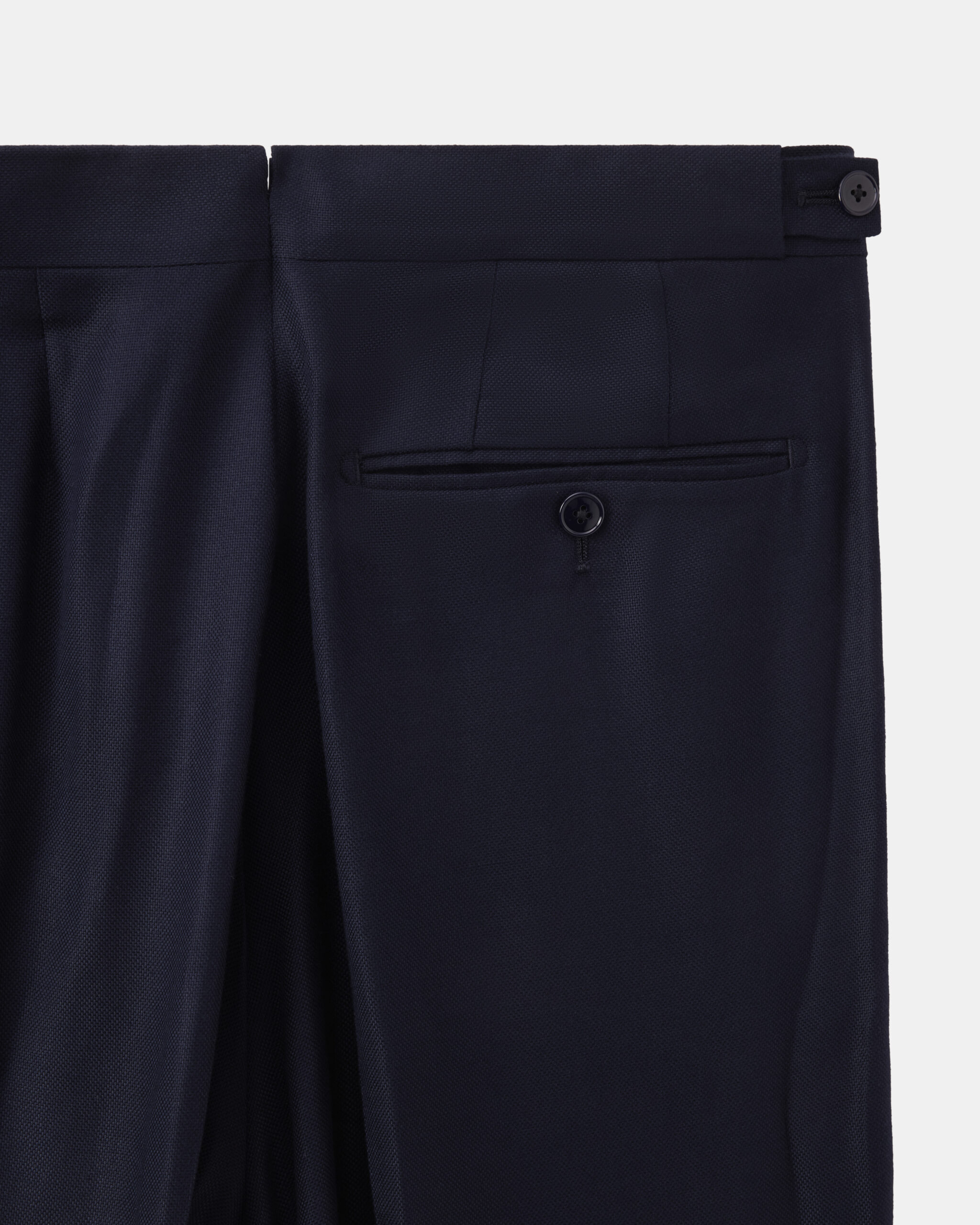 Custom Made 'Castel' Tuxedo Midnight blue bamboo wool image 8