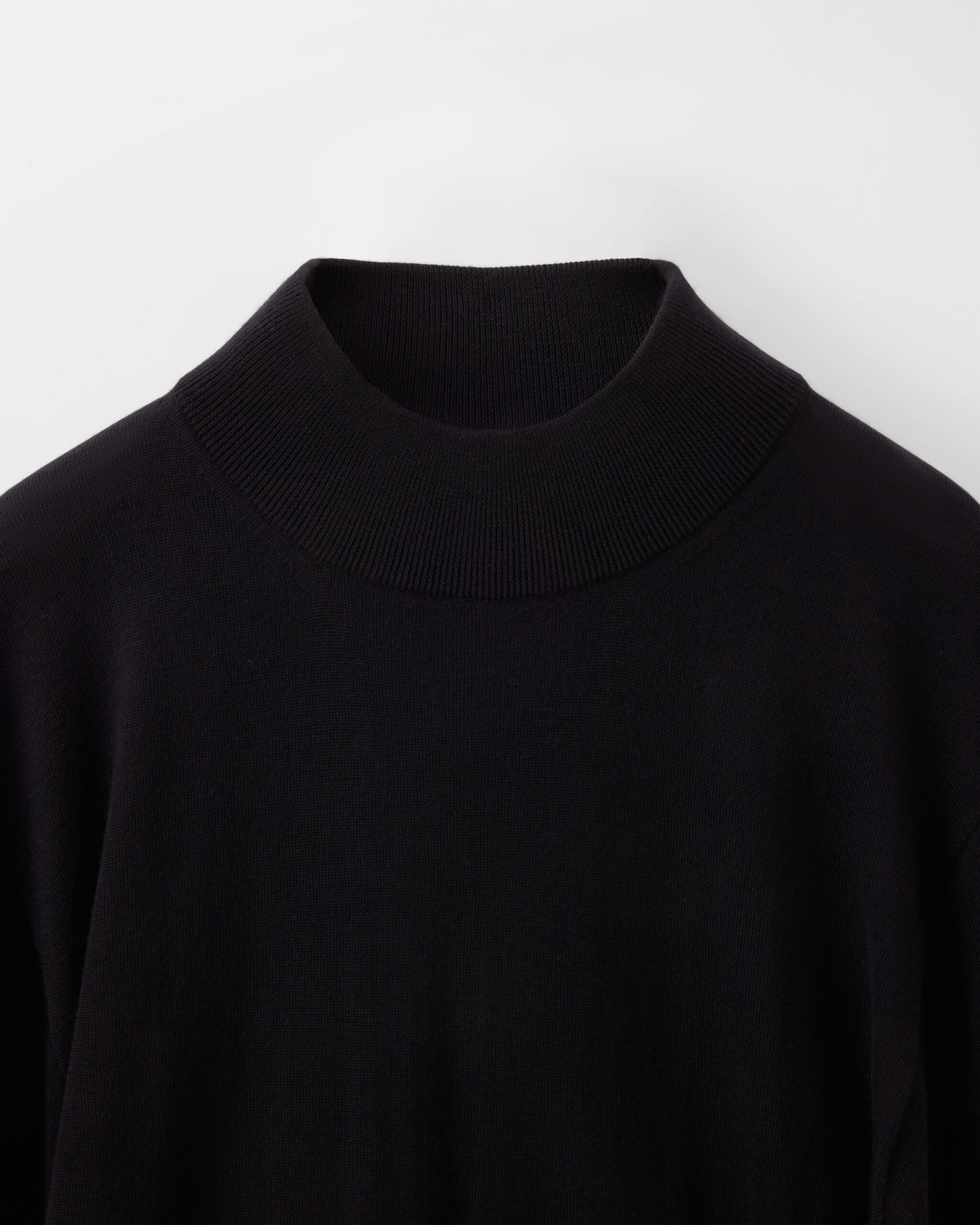 Custom Made 'Signature' Short Rollneck Black S160's Ultrafine Wool image 3