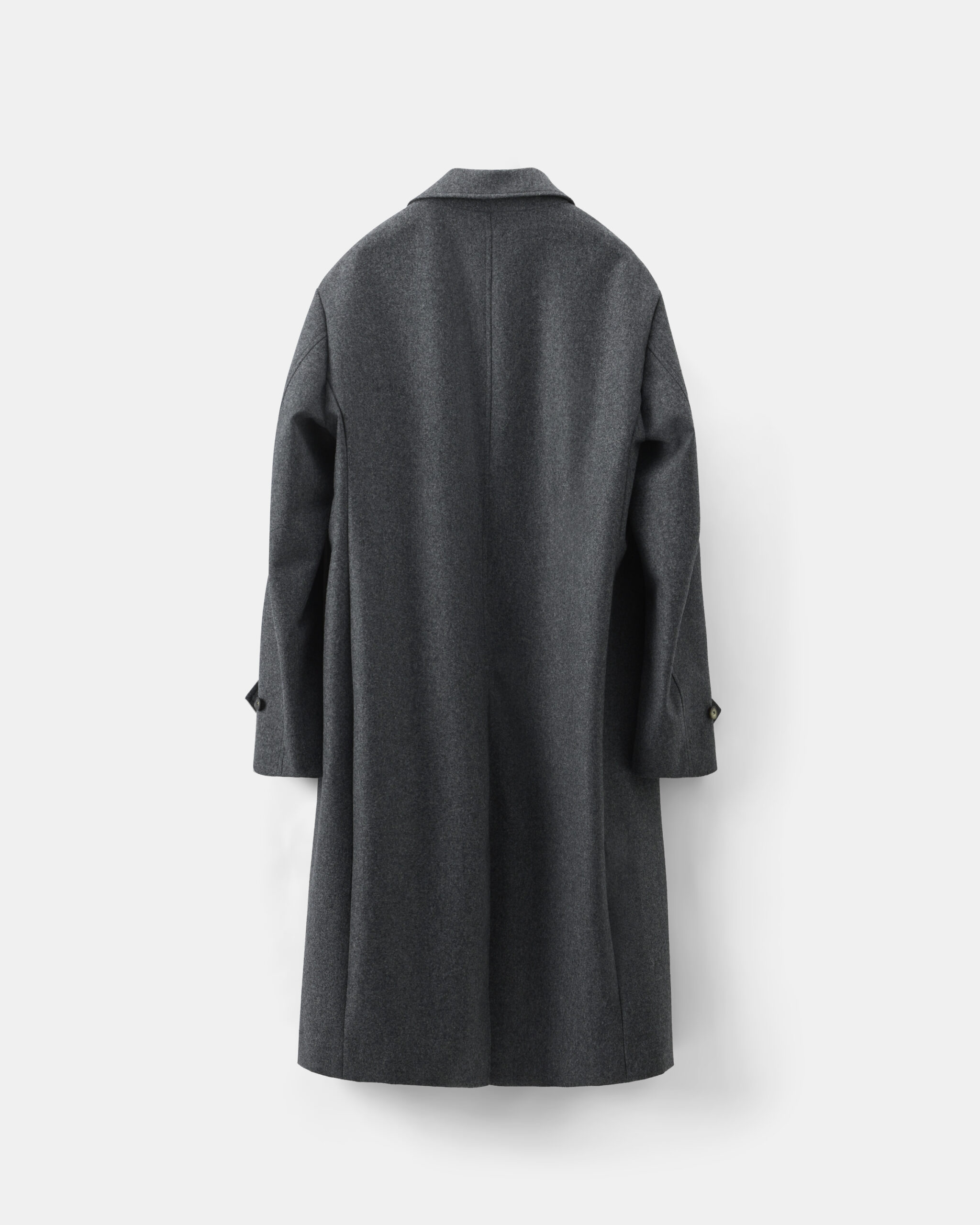 Custom Made Car Coat Grey Brushed Tech Wool image 4