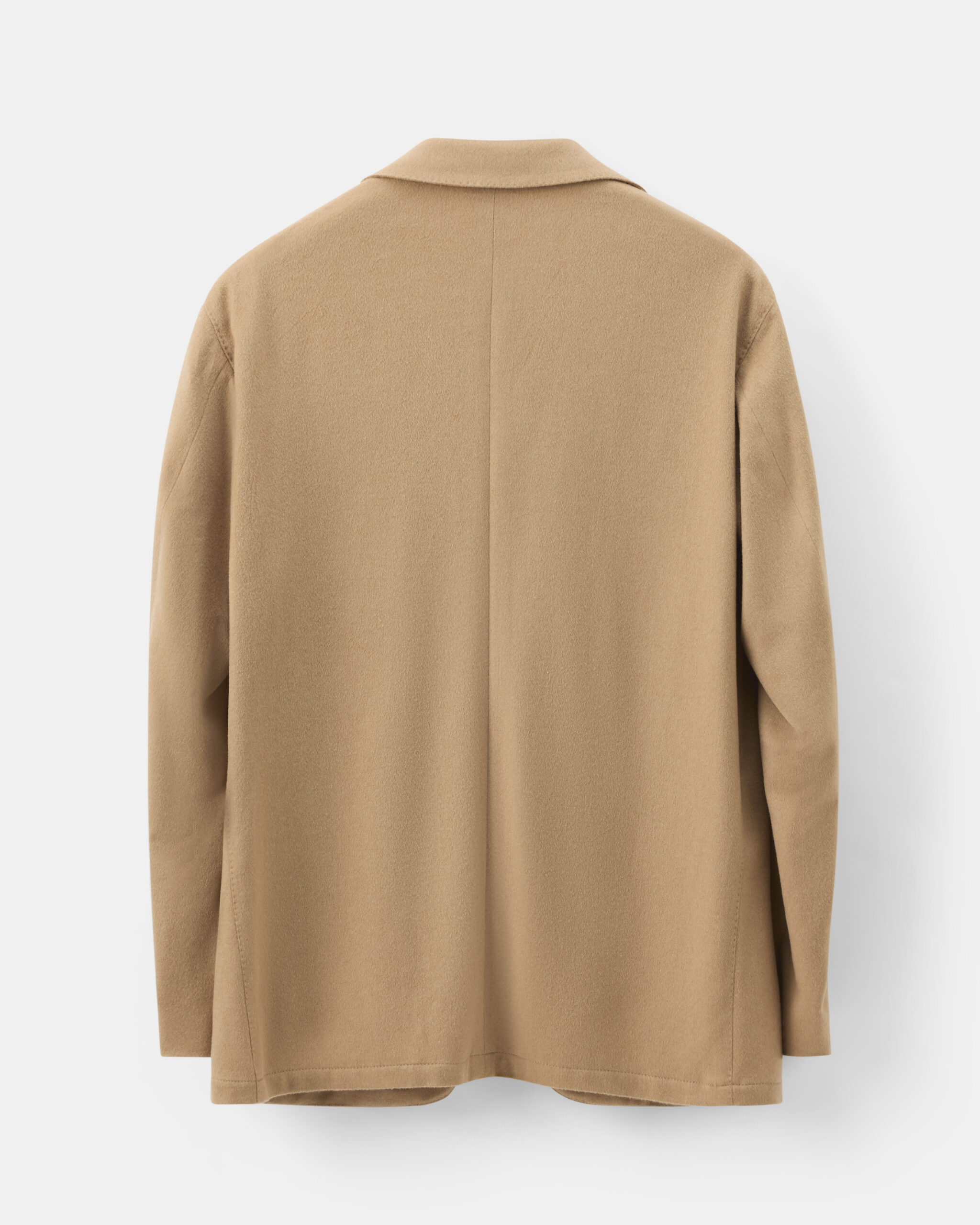 Custom Made Soft Jacket camel beige 270g pure baby camel wool image 4