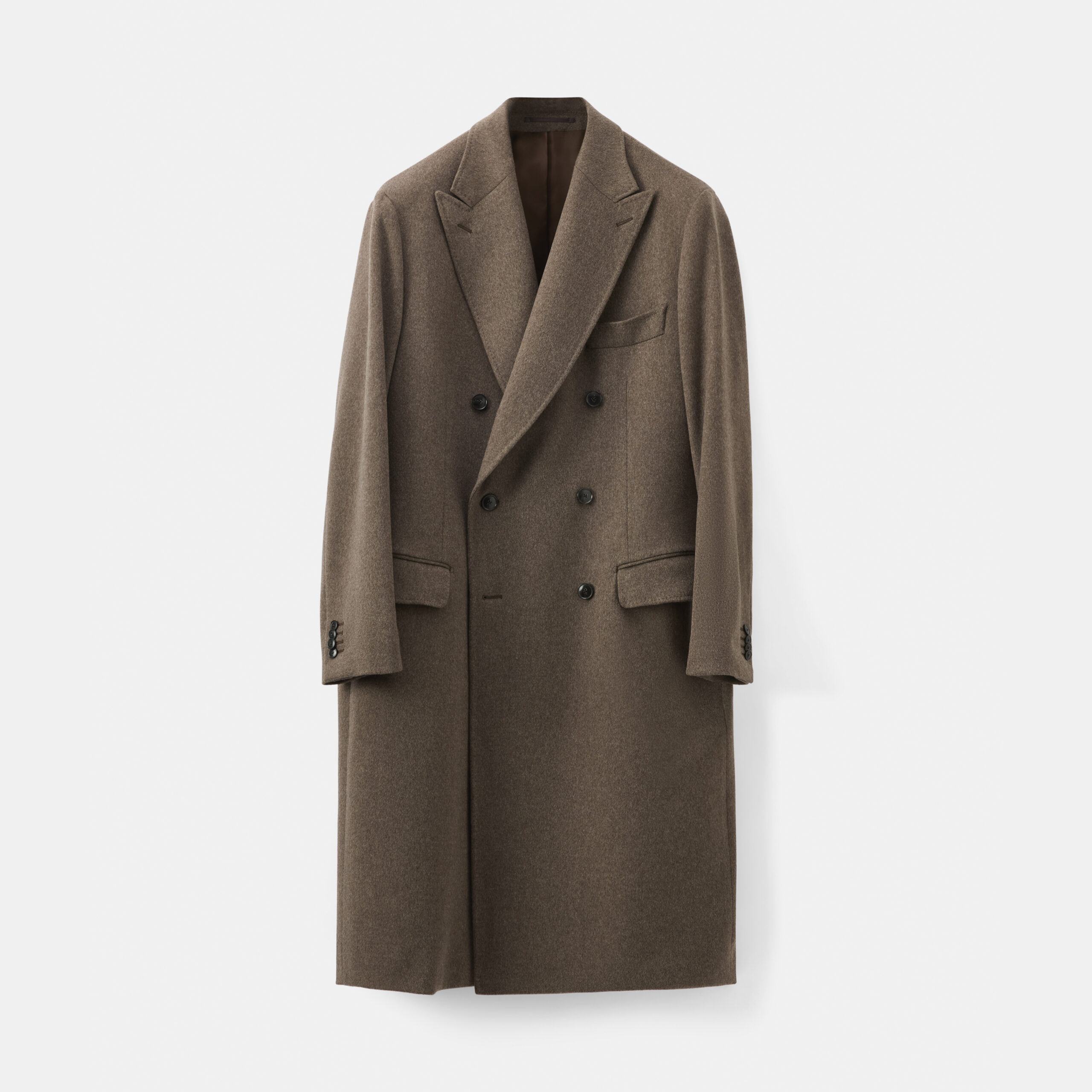 ゴ*リ様 OVERCOAT Cape Shoulder Overcoat - B Mens_Overcoat_Taupe_Capo_Lavor