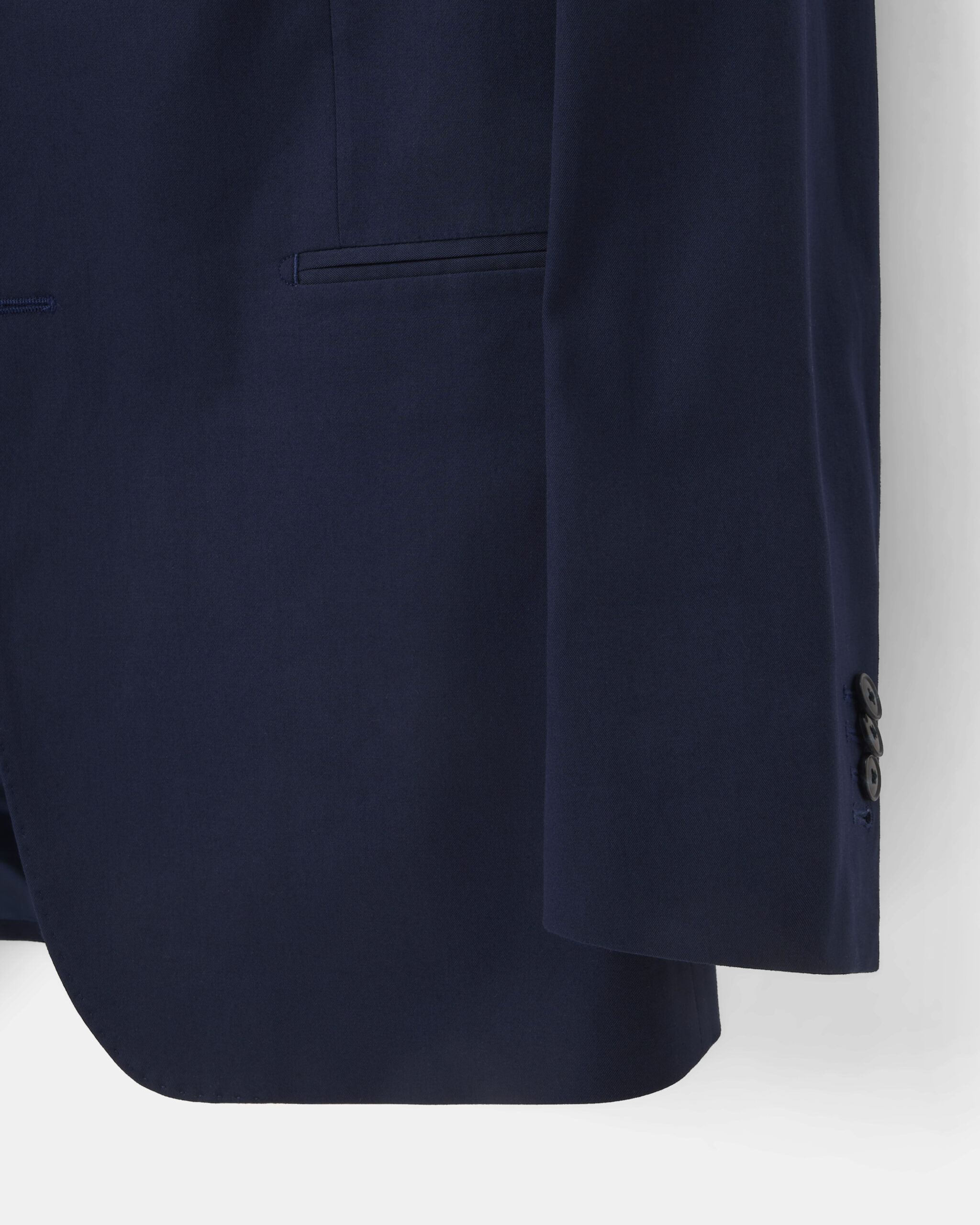 Custom Made Suit Midnight Blue 'Iced' Cotton image 5