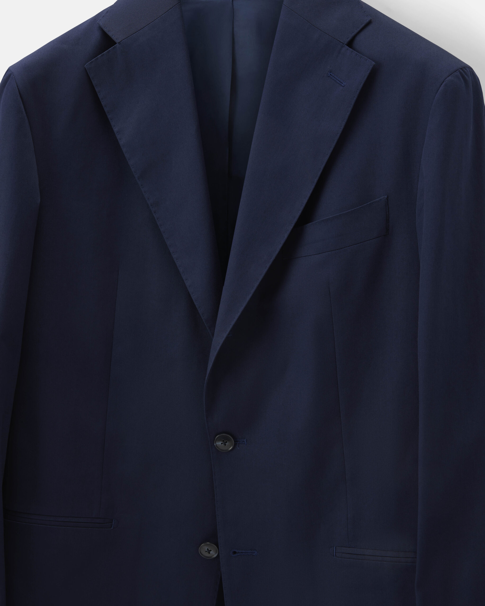 Custom Made Suit Midnight Blue 'Iced' Cotton image 4