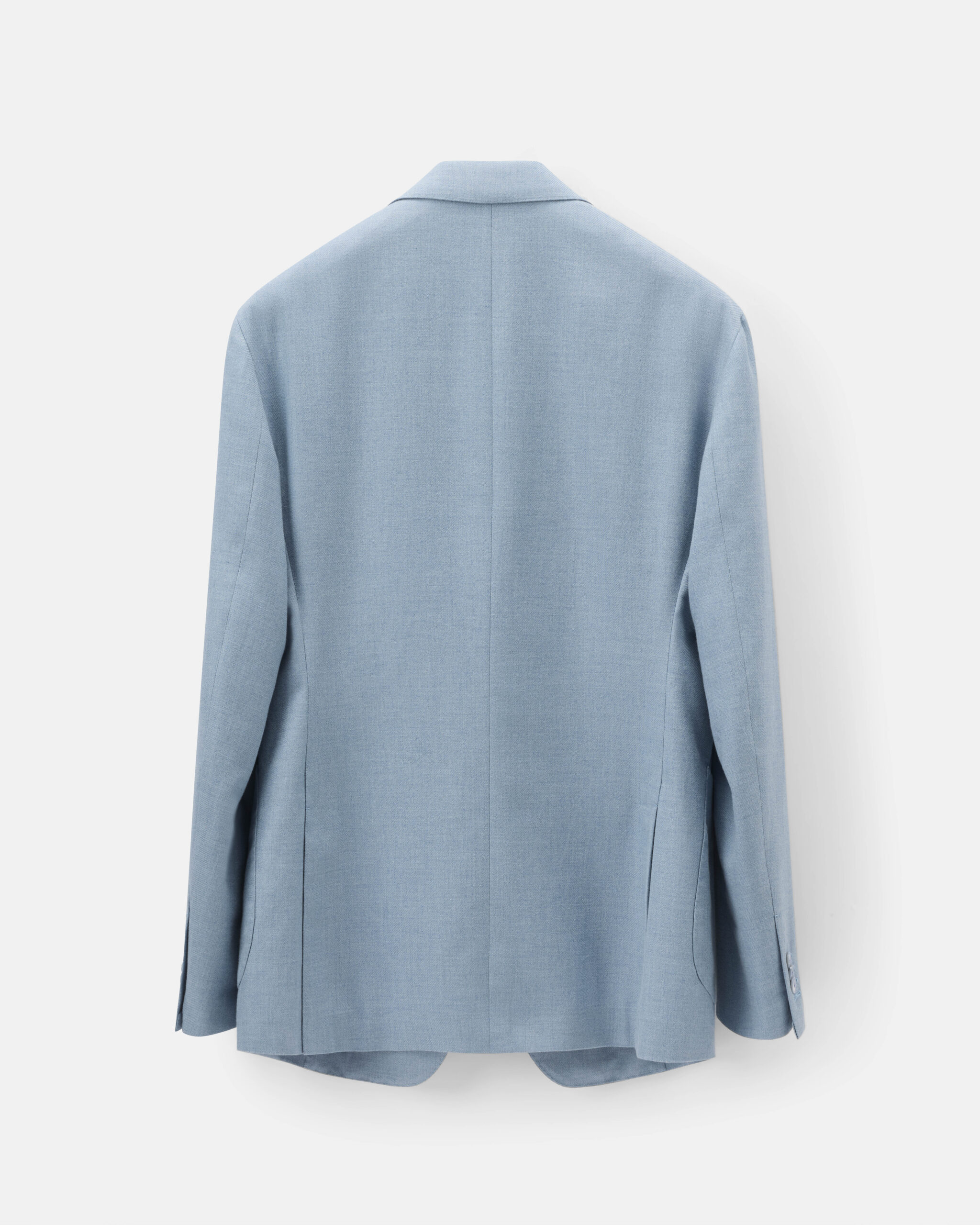 Custom Made Jacket Dust Blue Cashmere, Silk & Cotton image 5