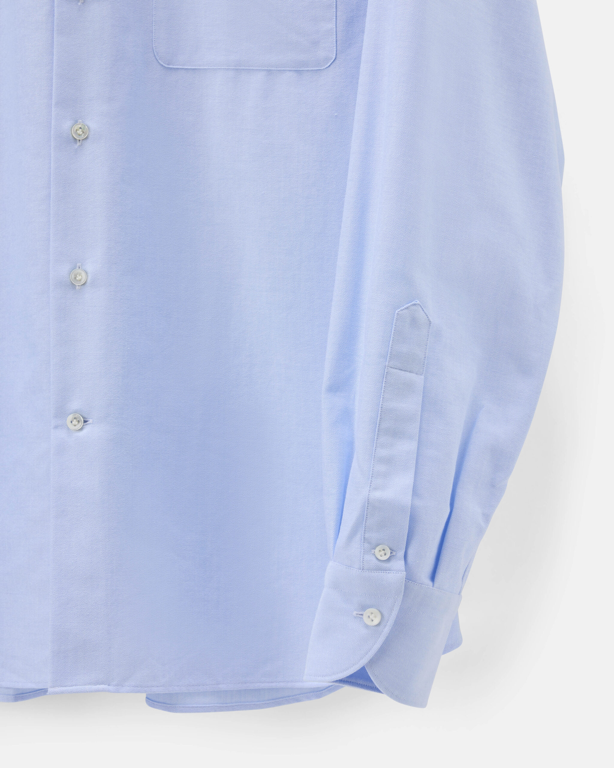 Custom Made ‘Signature’ Shirt Light blue two-fold heavy cotton oxford image 4