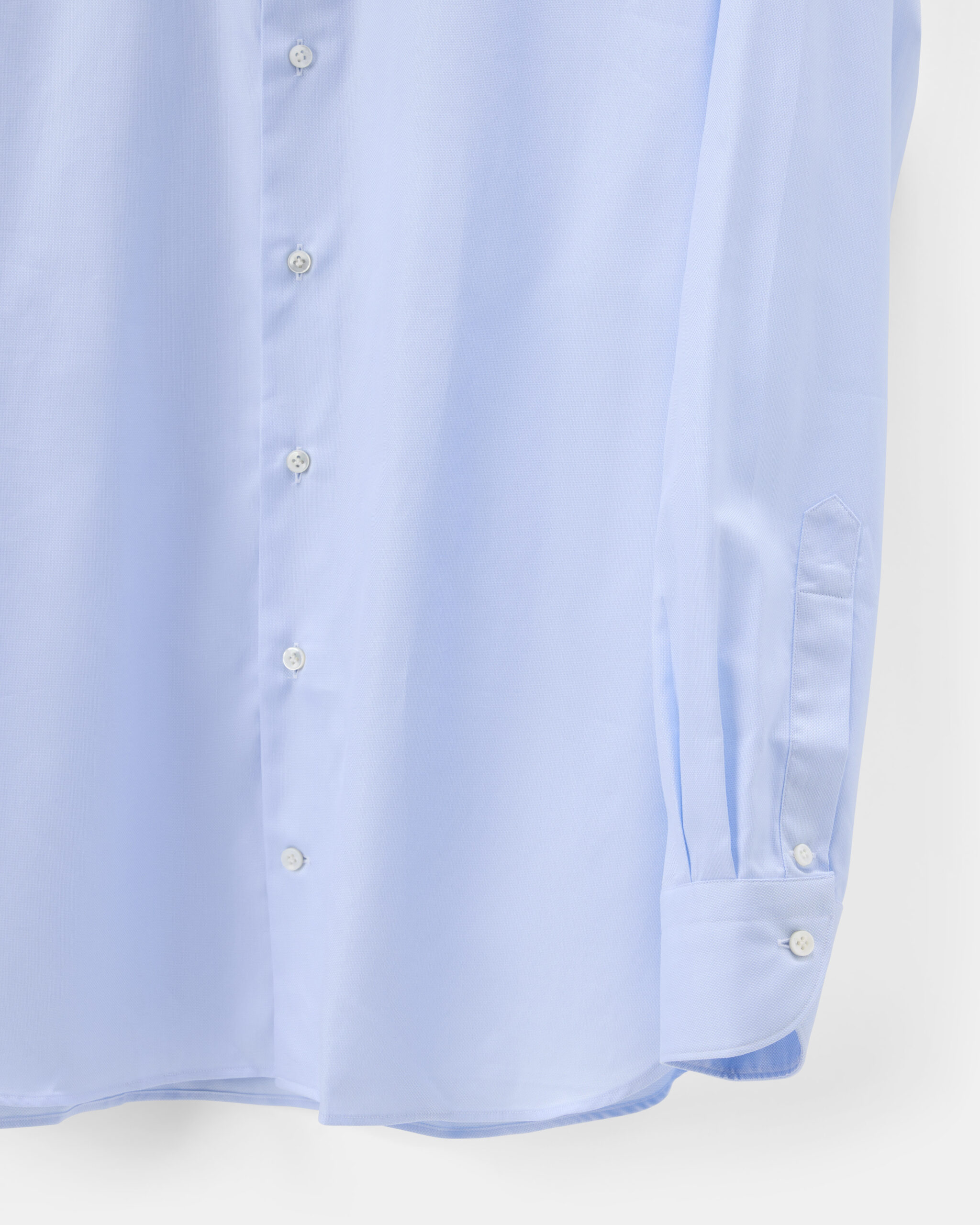 Custom Made 'Signature' Shirt light blue two-fold royal oxford cotton image 3