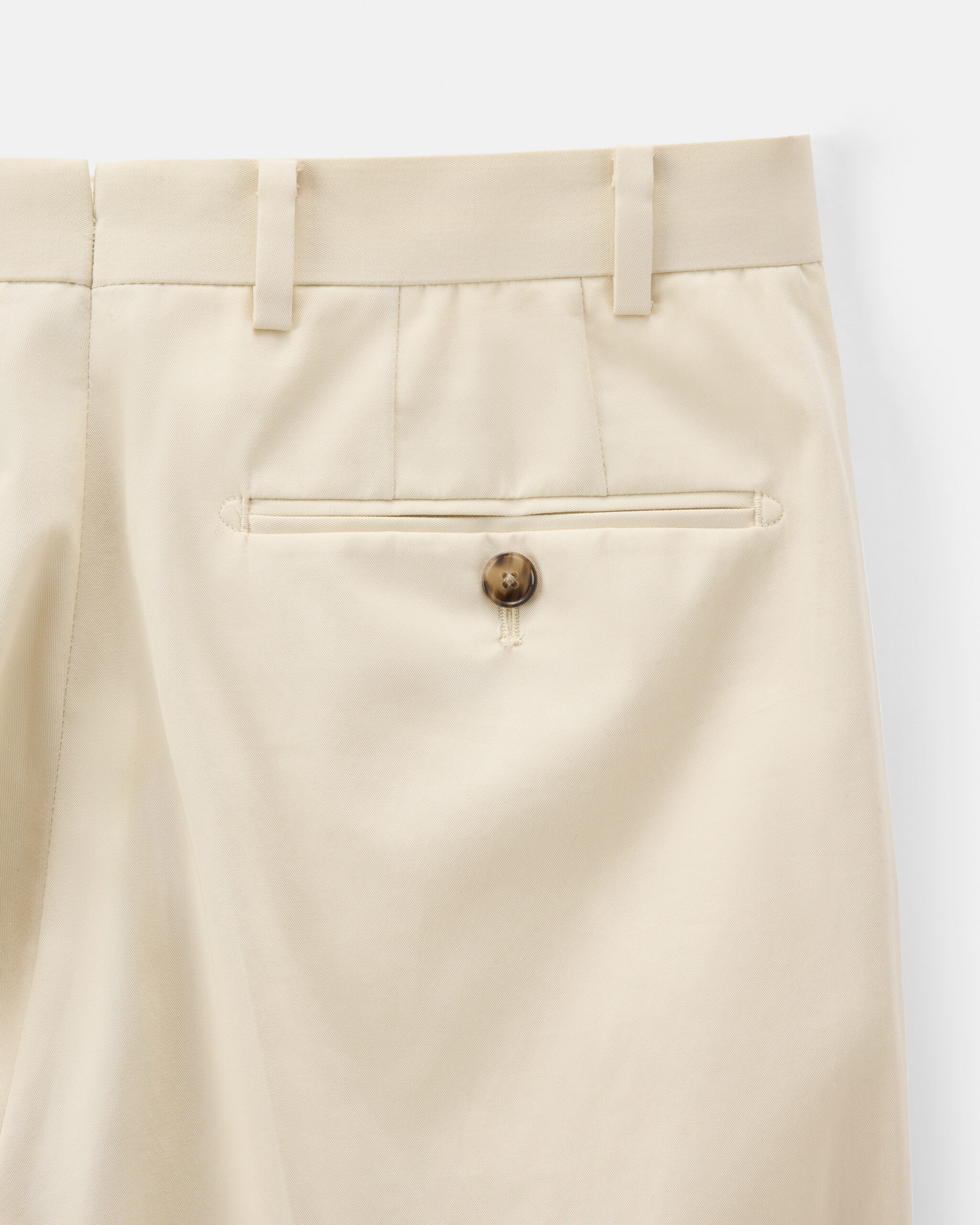 Custom Handmade Suit Beige 'Iced' Cotton image 7