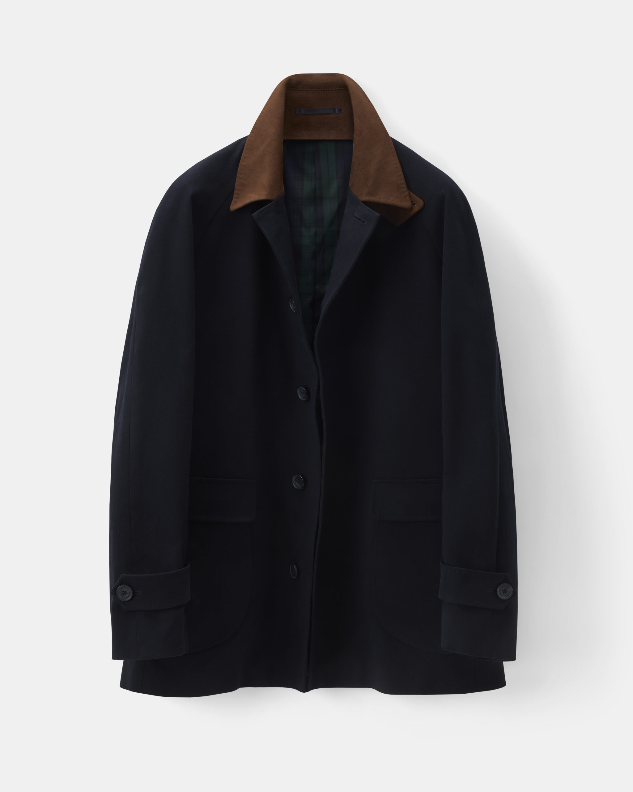 Custom Made 'Sloane' City Jacket Chelsea Blue Heavy Cotton Twill image 4