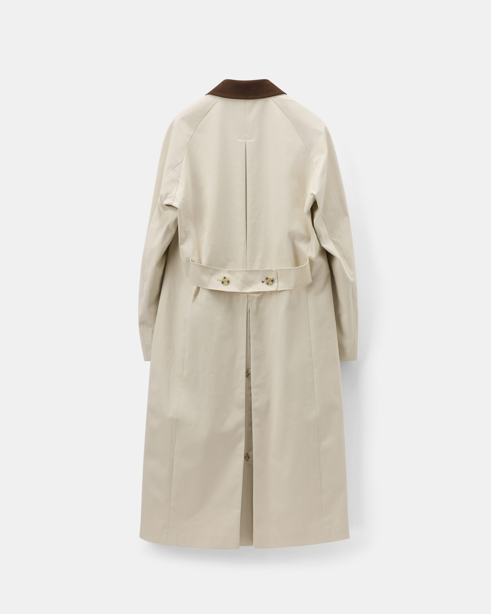Custom Made ‘Sloane’ Raglan Topcoat Light Beige Heavy Cotton Twill image 4