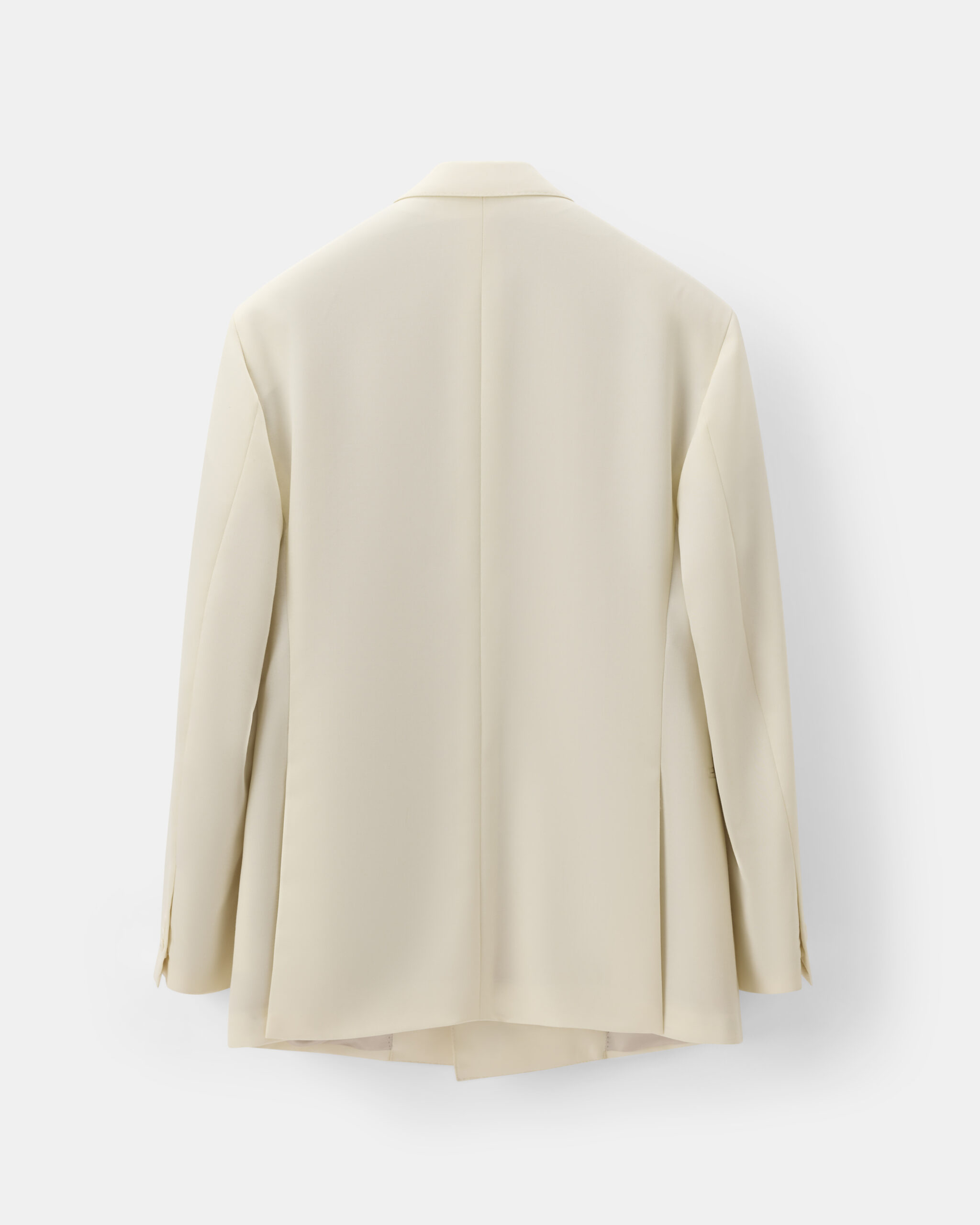 Custom Made 'Twill Traveller' Suit Off White Wool image 6