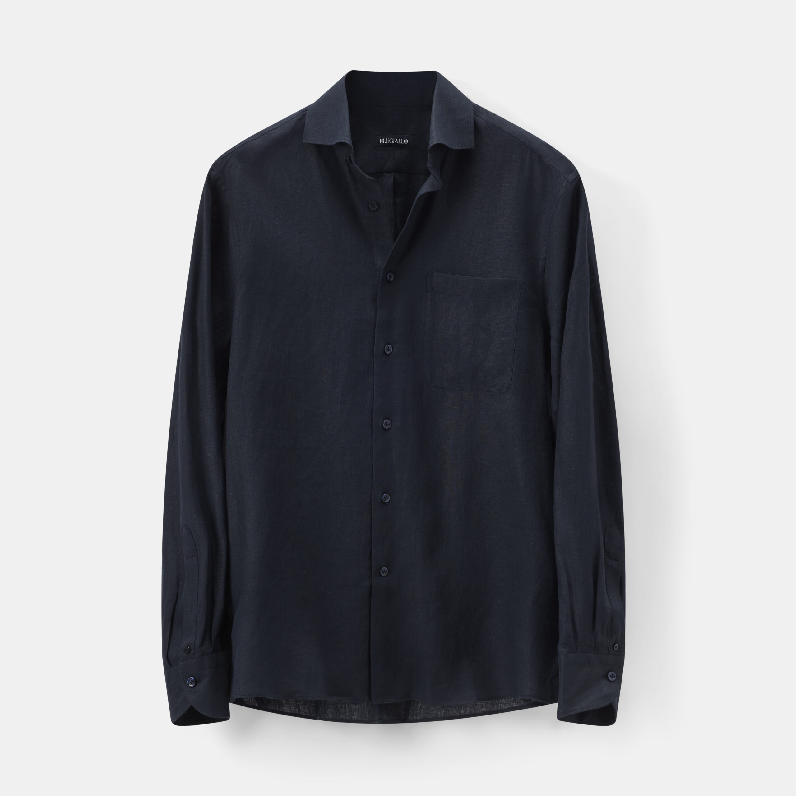 RTW ‘Deck Shirt’ Navy Blue Pure Linen