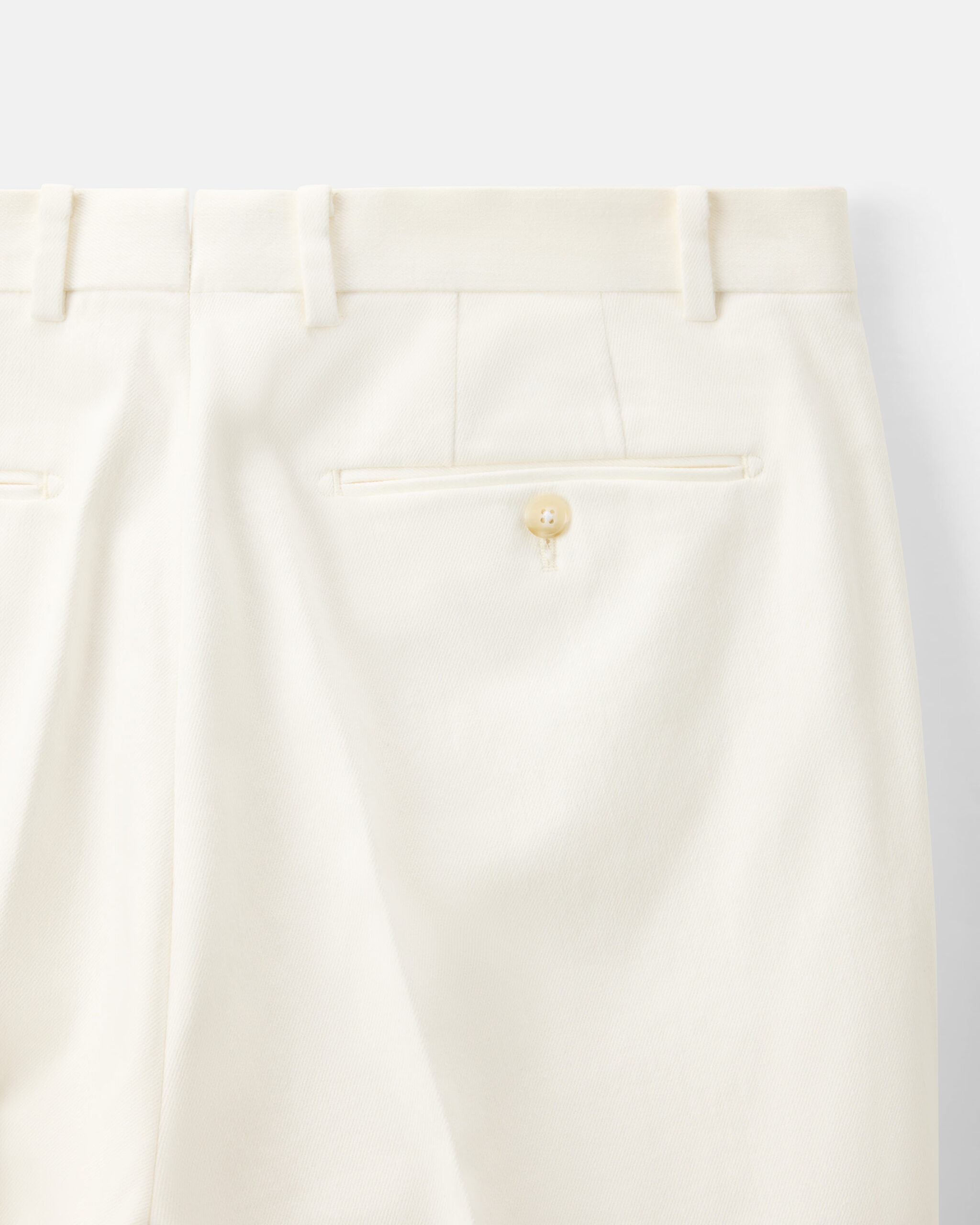 RTW Dress Trouser Winter White Heavy Cotton Twill image 4