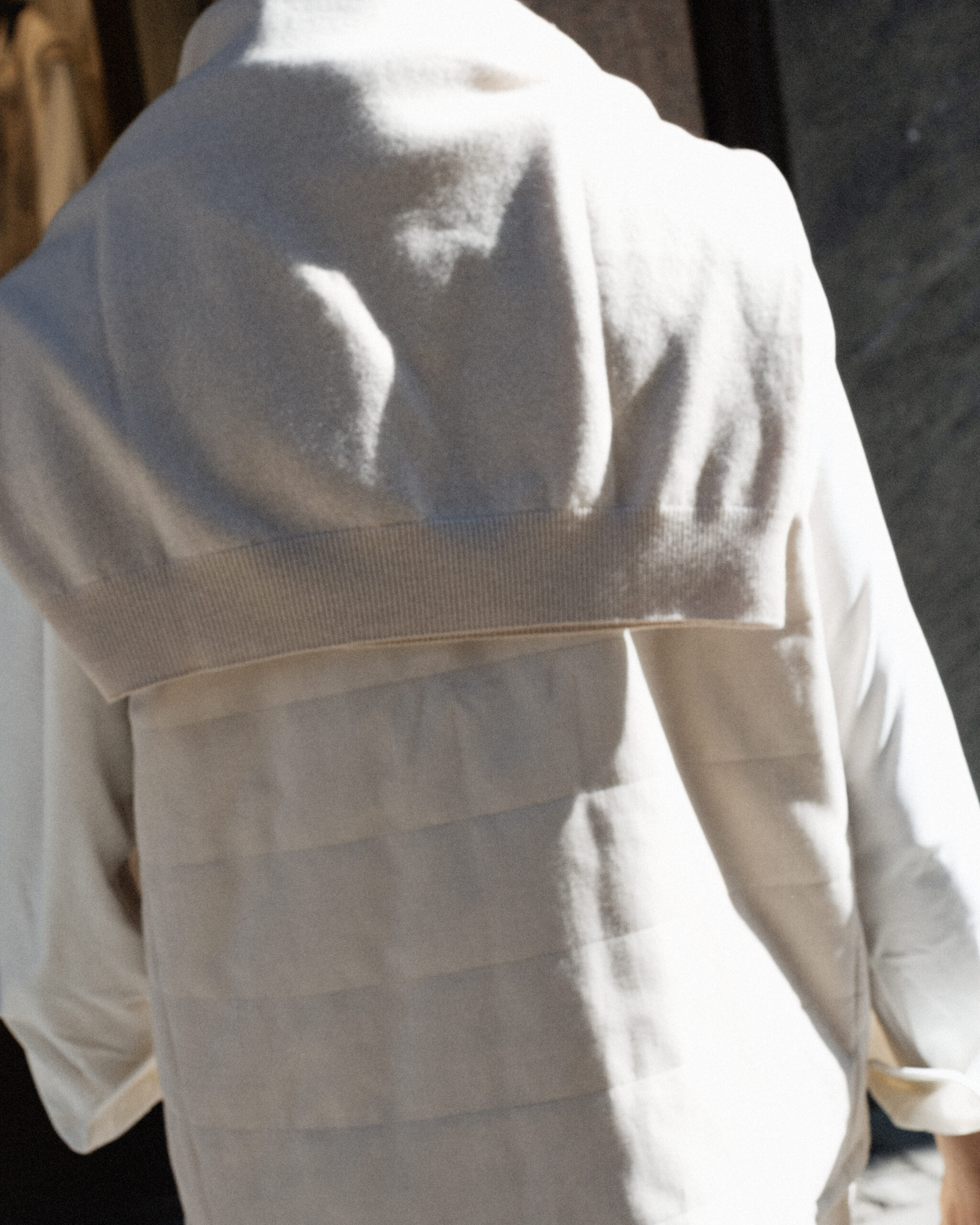 RTW Vest Sand Beige Quilted Baby Cord Cotton & Lyocell image 3