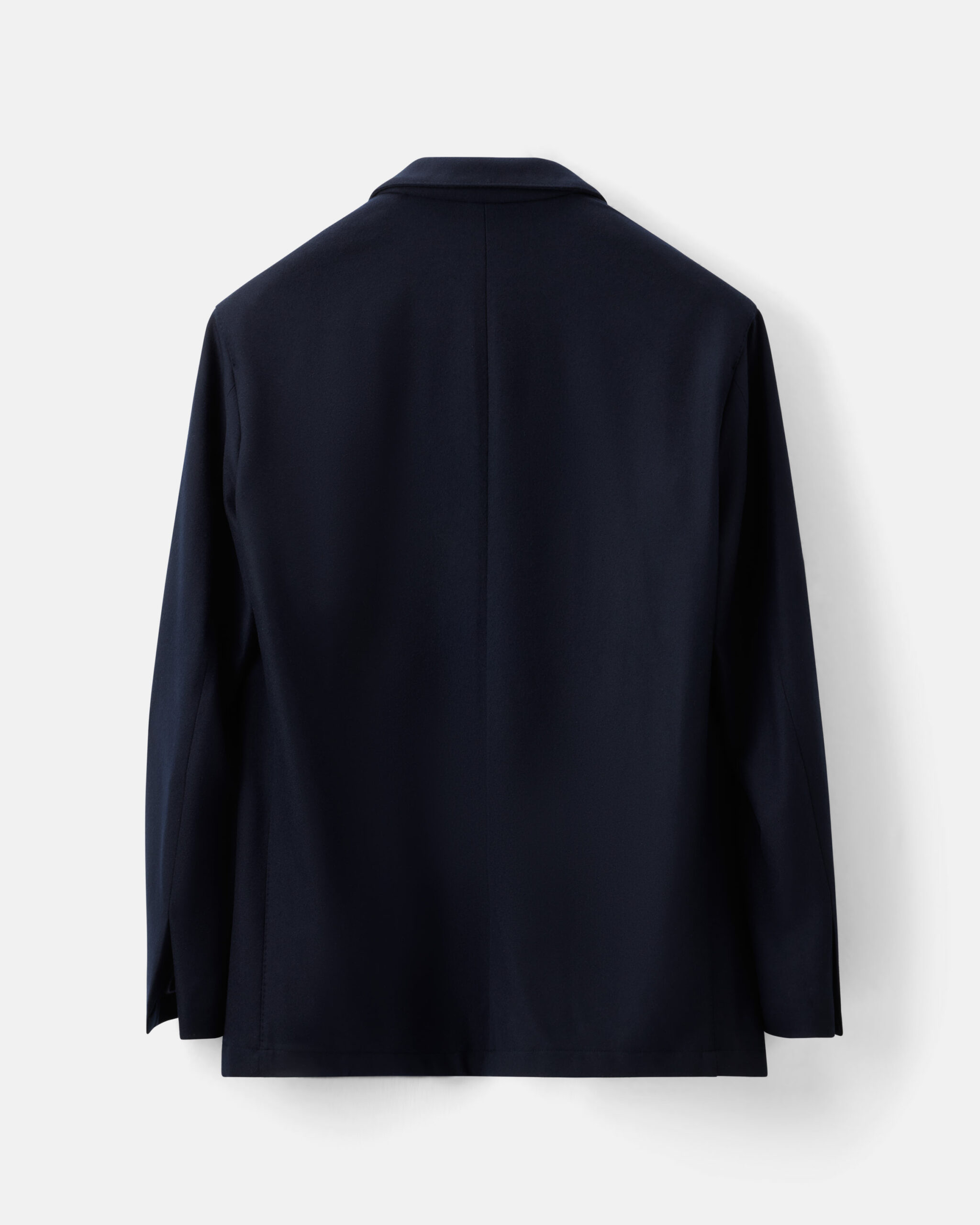 RTW 'Nehru' Soft Jacket Midnight Blue Brushed Wool Twill image 5