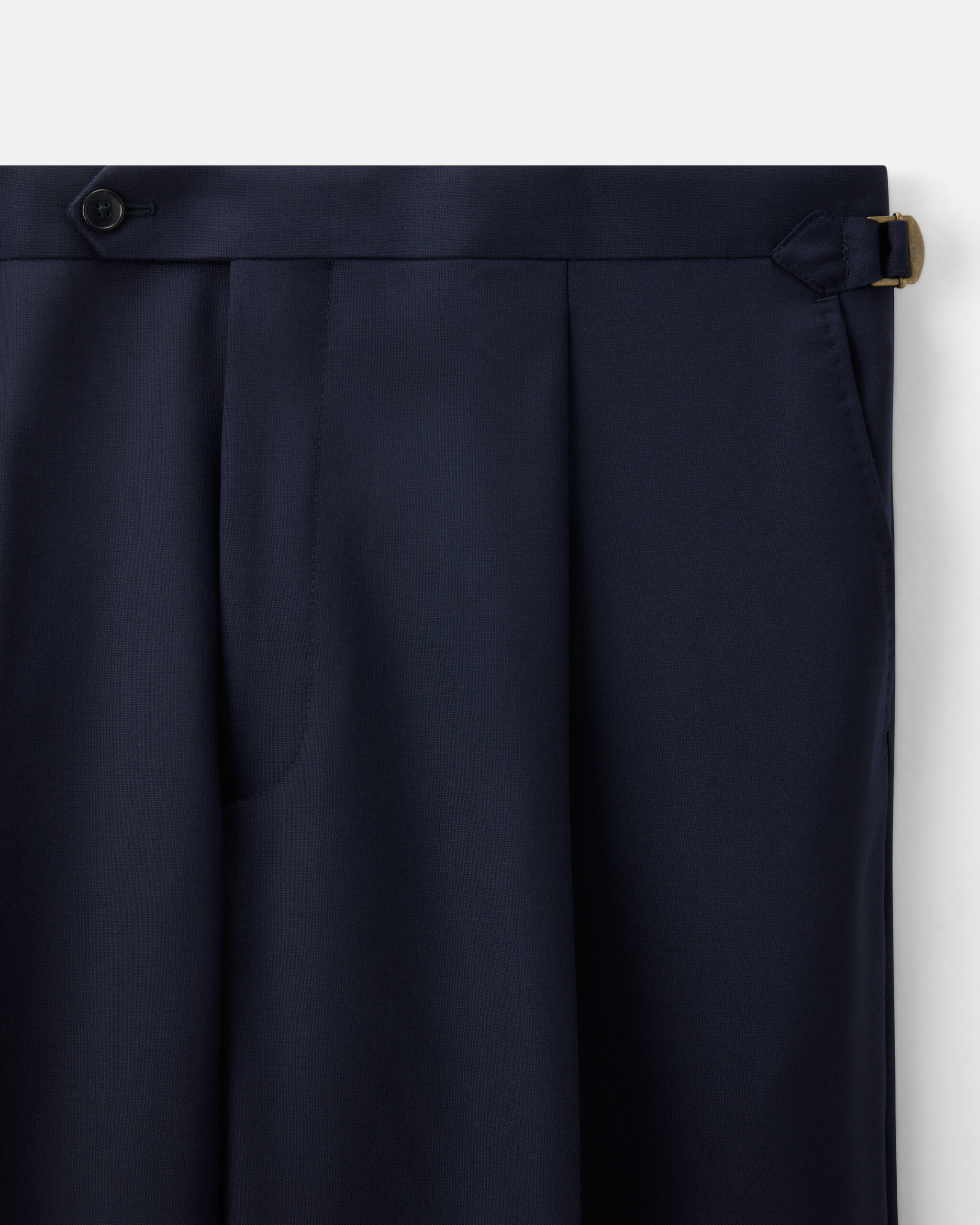 RTW 'Signature' Double Breasted Suit midnight blue wool twill image 7