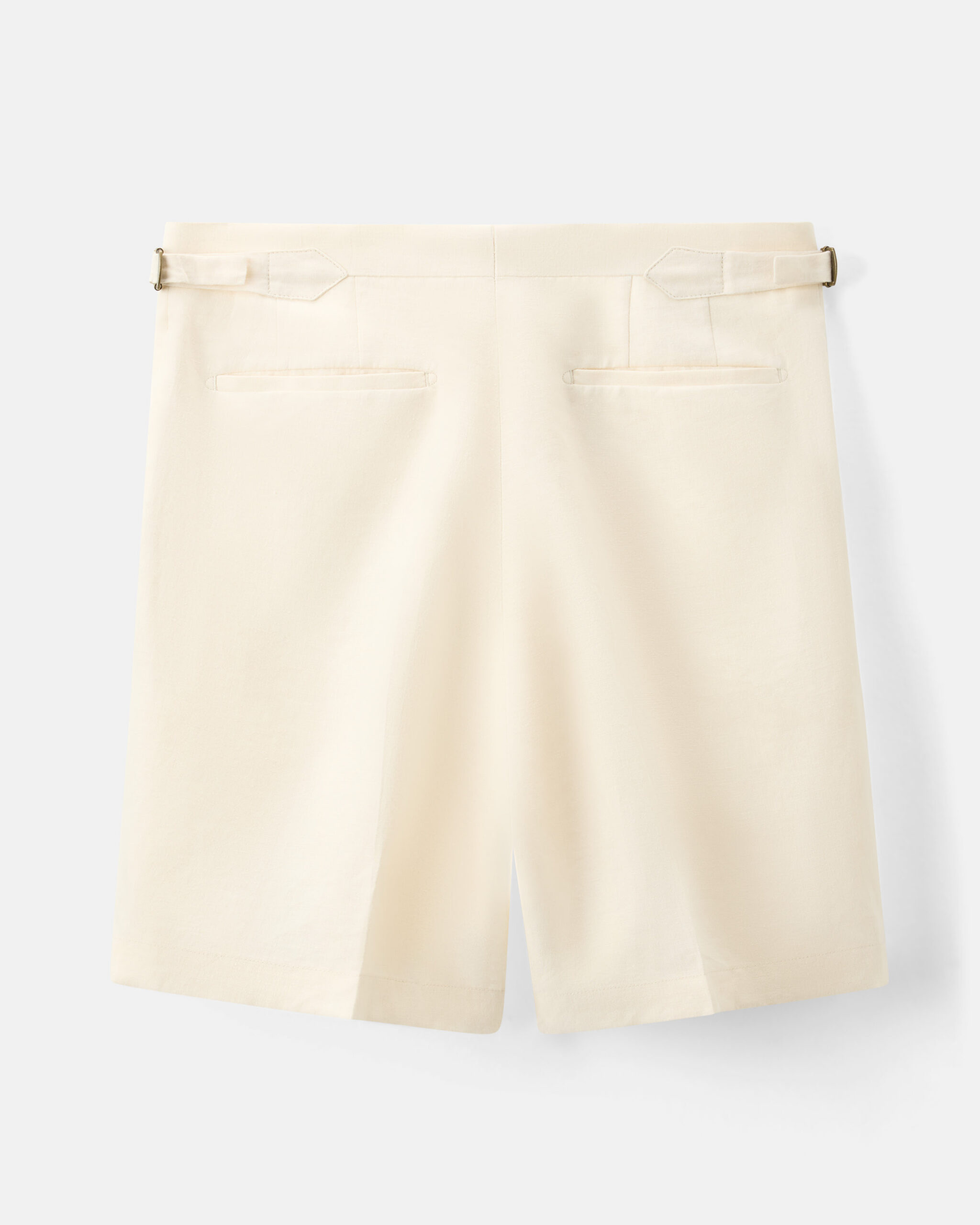 RTW Deck Shorts Dust Beige Pure Linen image 3