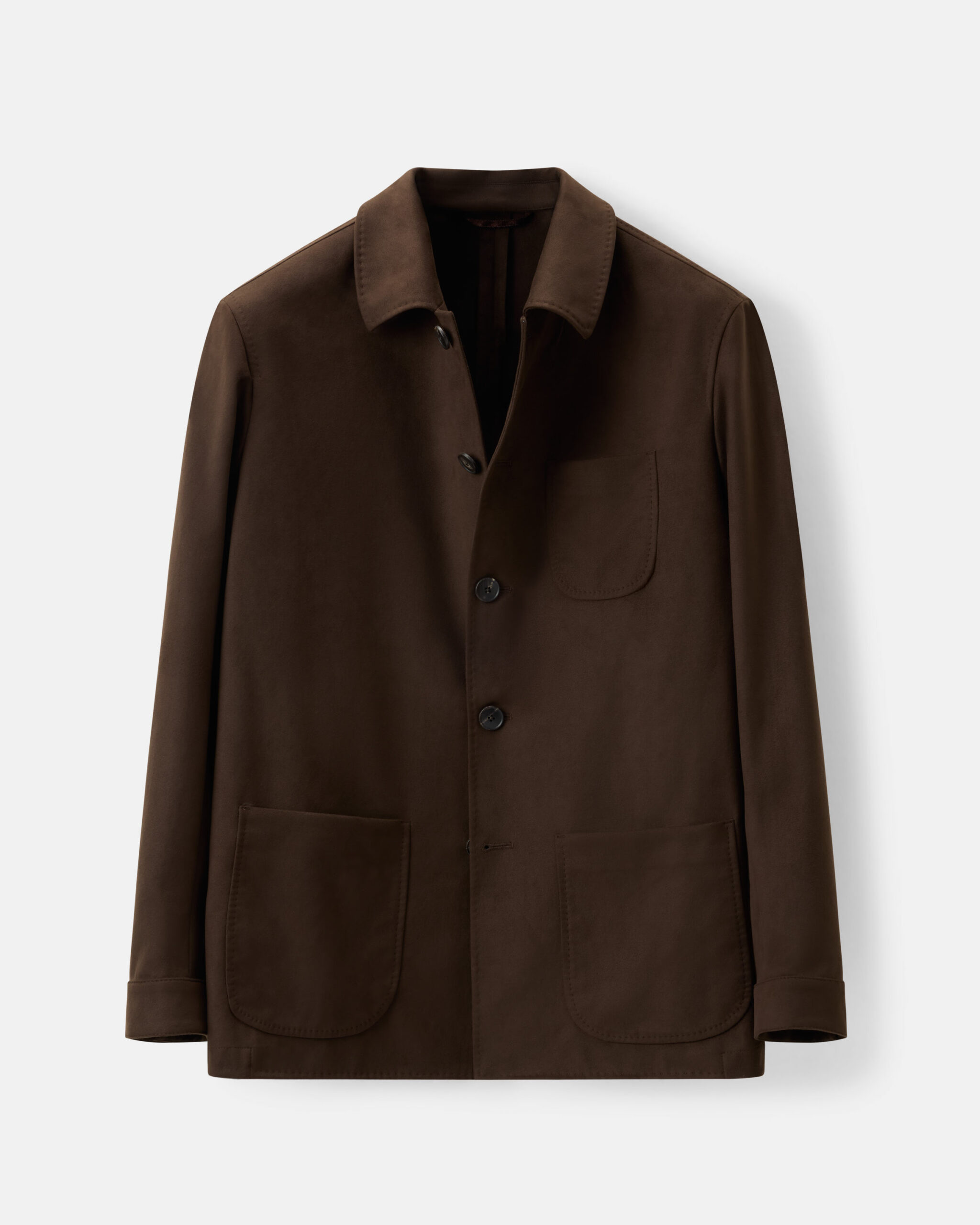 Custom Made 'City Chore' Jacket Alcantara Suede image 3