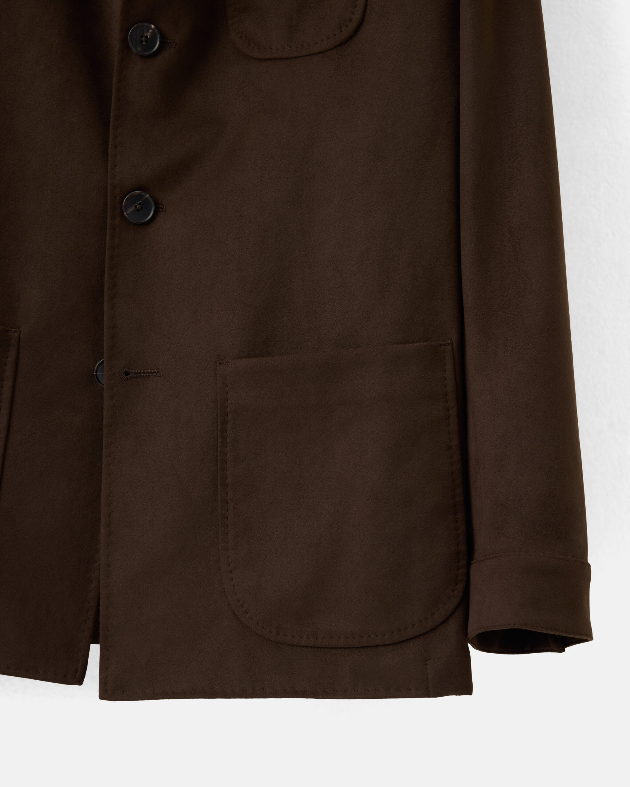 Custom Made 'City Chore' Jacket Alcantara Suede image 4