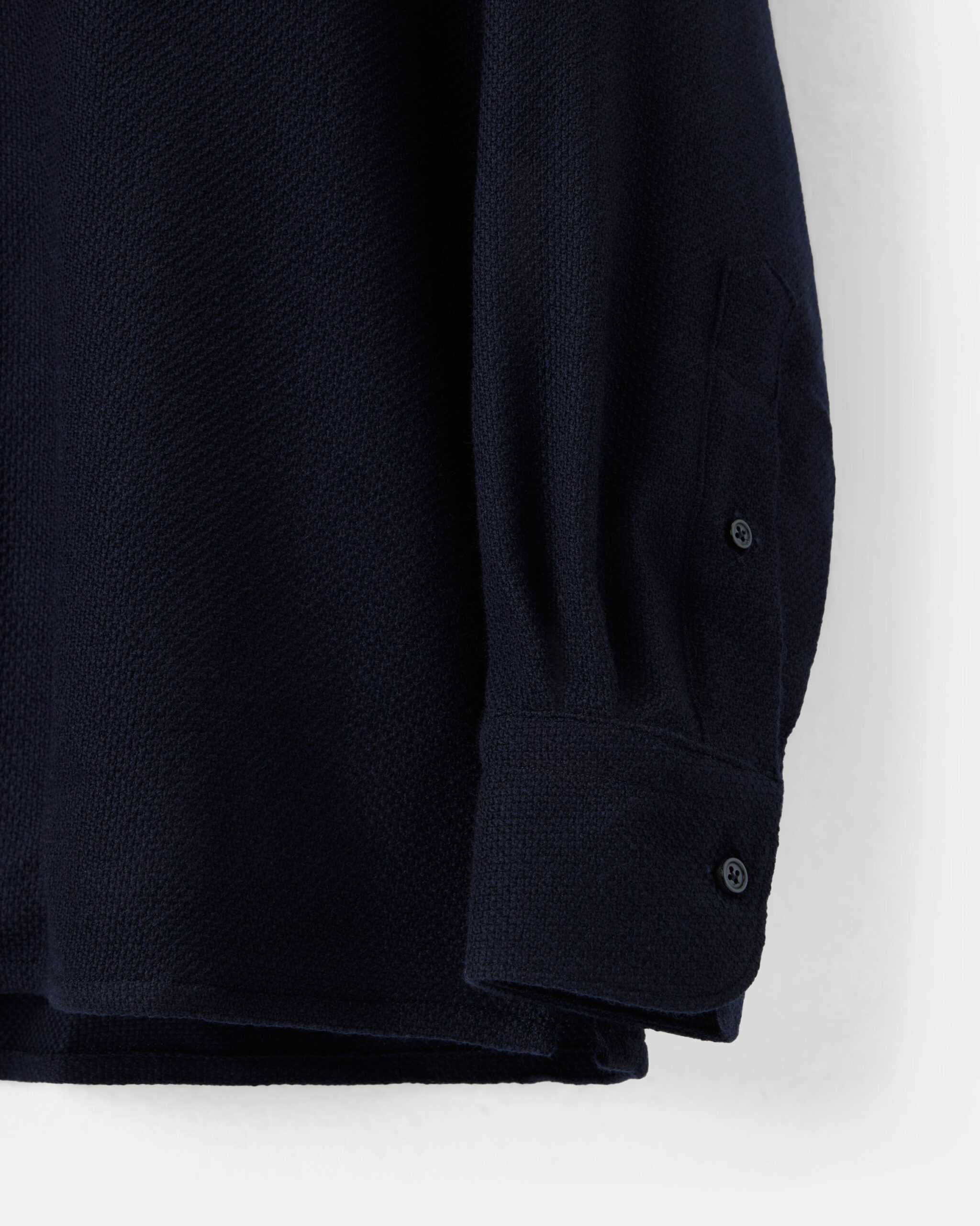 RTW Overshirt Midnight Blue 360 Hopsack Wool image 3
