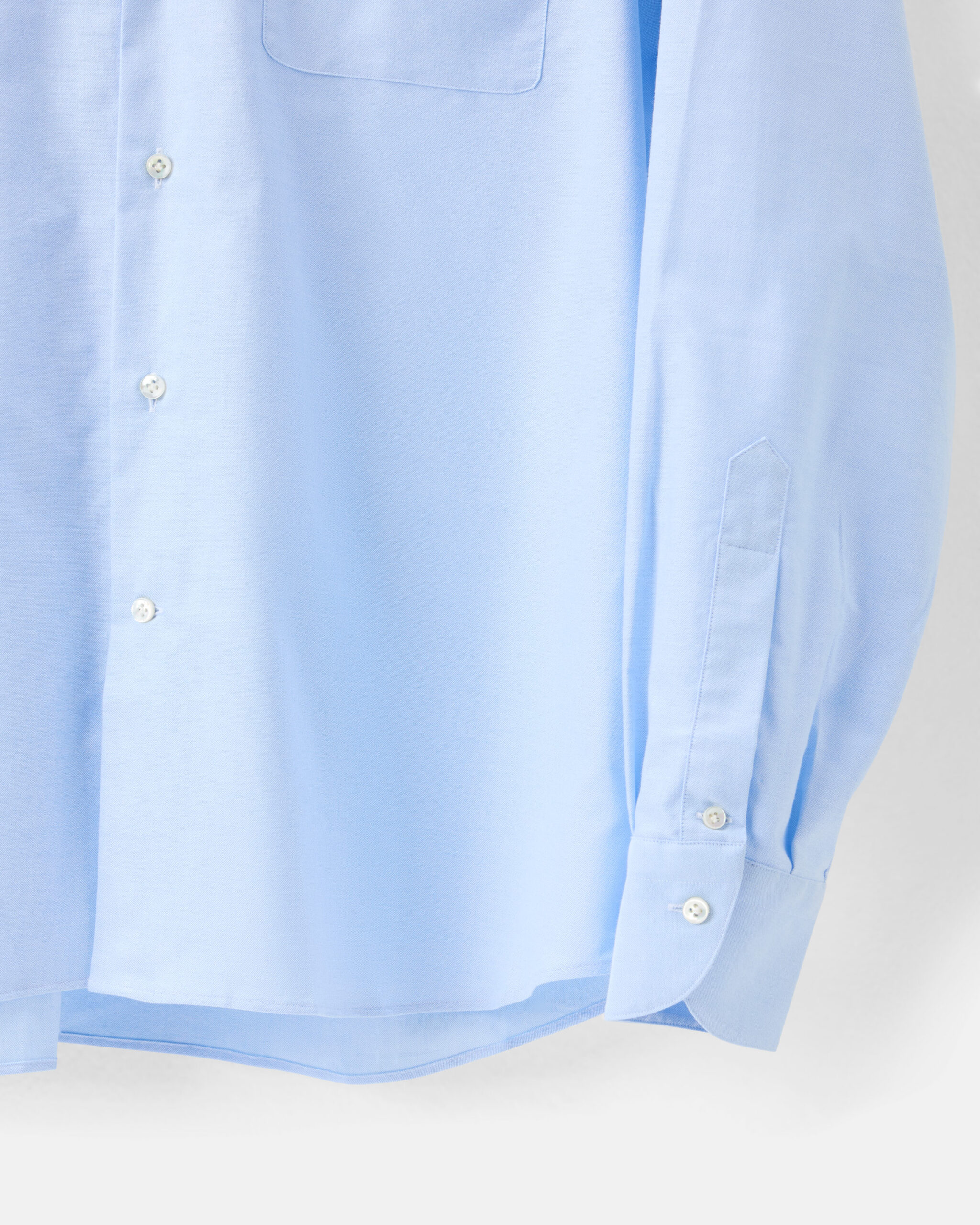 RTW 'Sloane' Shirt Light Blue Heavy Cotton Oxford Stretch image 3