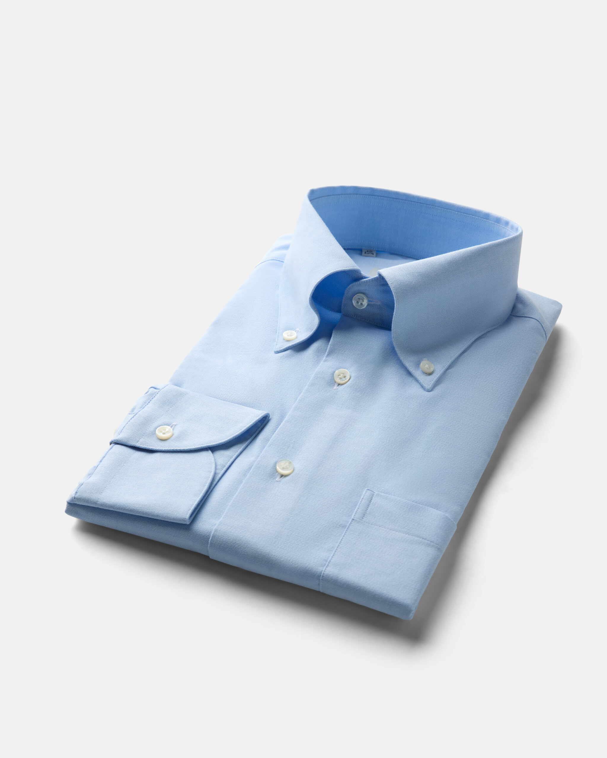 RTW 'Sloane' Shirt Light Blue Heavy Cotton Oxford Stretch image 5