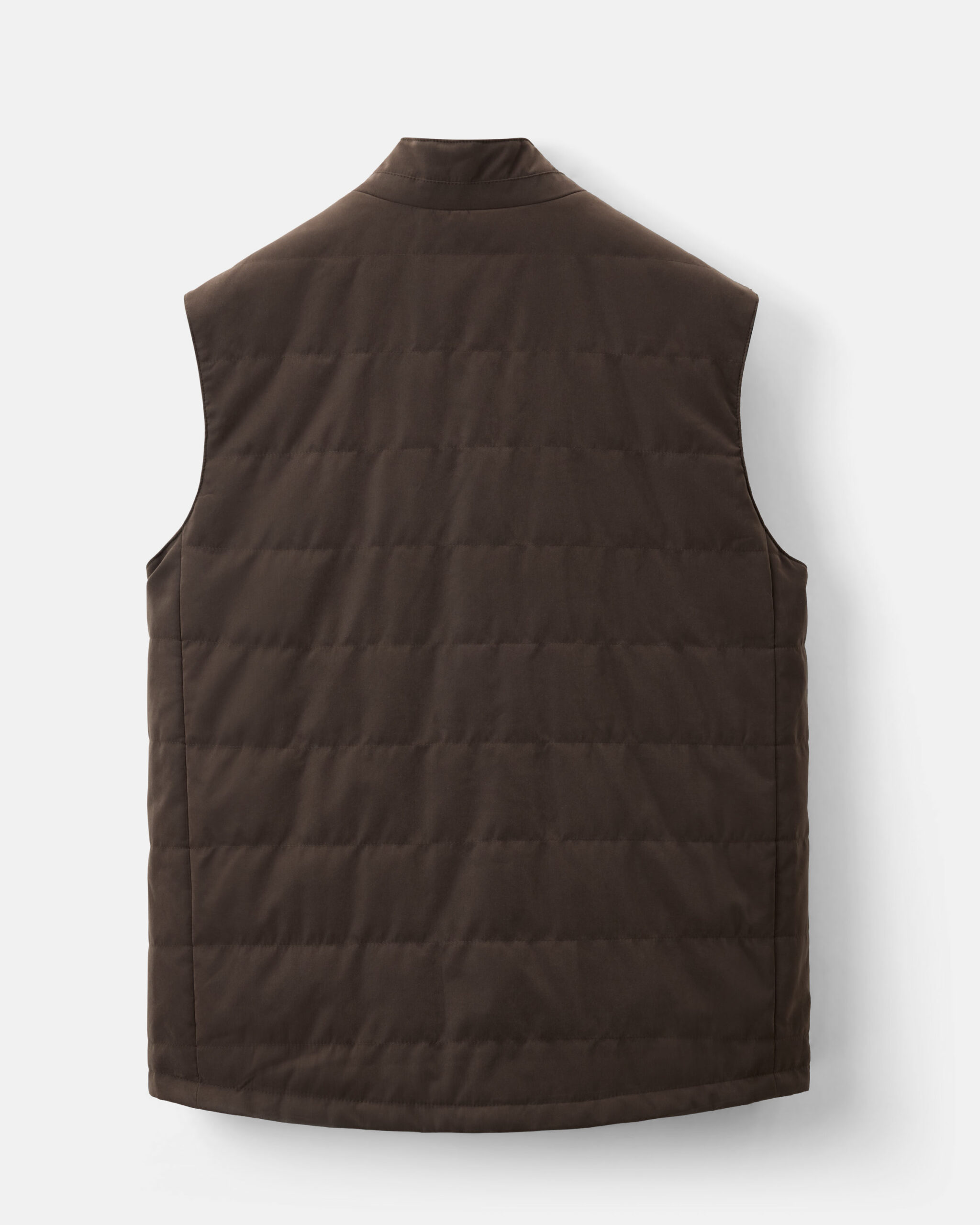 RTW Limited ‘Rain System’ Padded Vest in Chocolate brown image 4